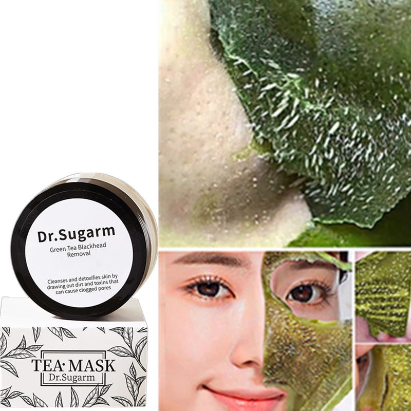 Máscara Facial Removedora de Cravos - Tratamento de Limpeza Profunda Matcha